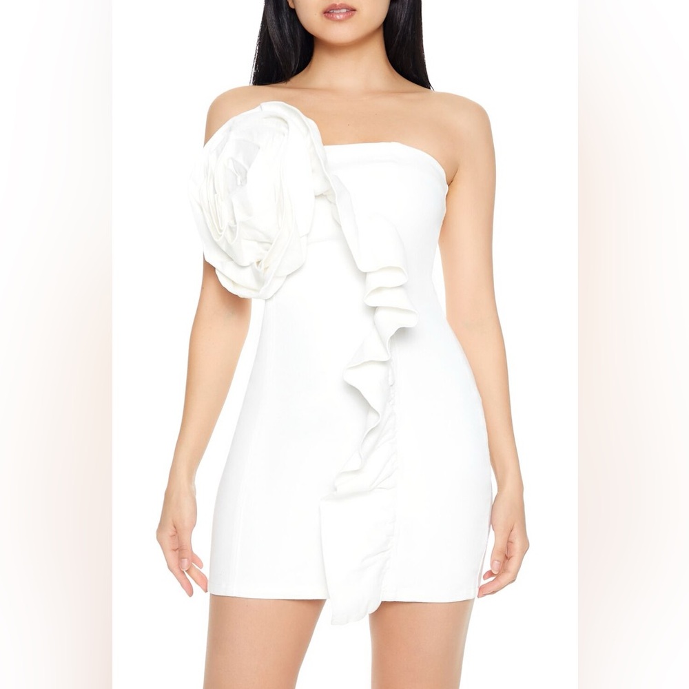 Forever 21 Rosette Mini Tube Dress